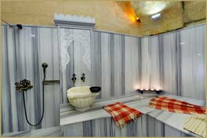 Turkish Bath of Sunak Cave Hotel in Cappadocia